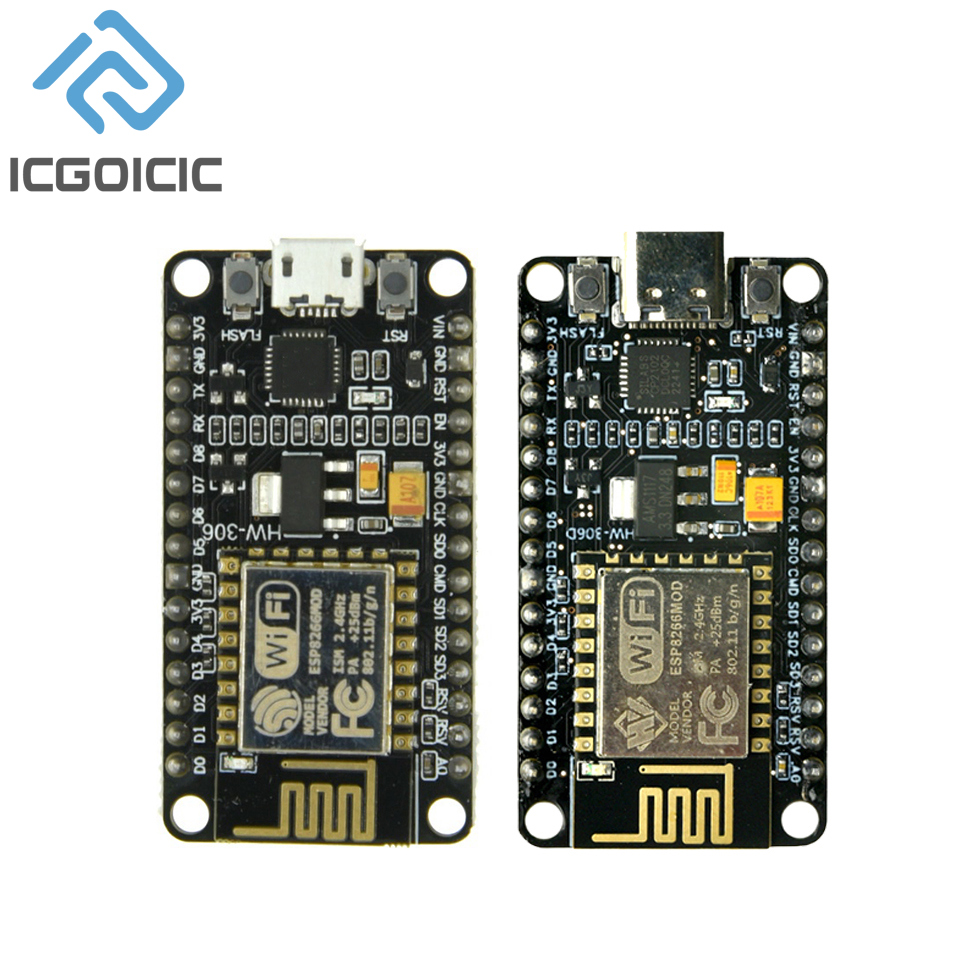 Esp8266 Nodemcu Board - Módulo sem fio NodeMCU, CP2102, CH9102X,