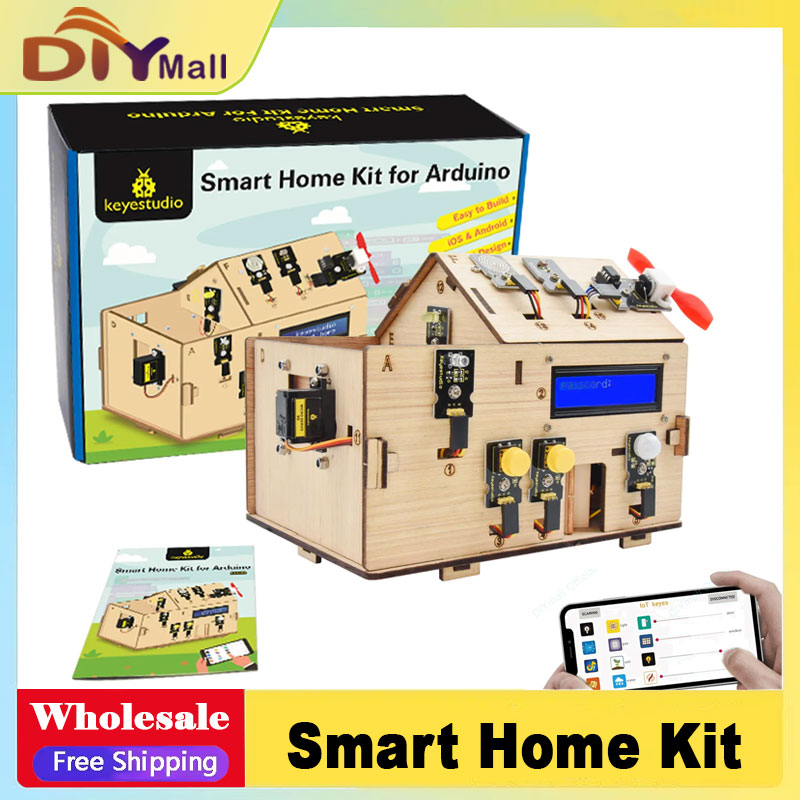 Diy Automation Projects - Keyestudio Smart IoT Home Kit com