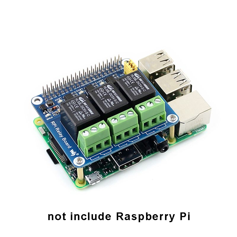 Home Automation Raspberry Pi - 3 canais placa de expansão relé