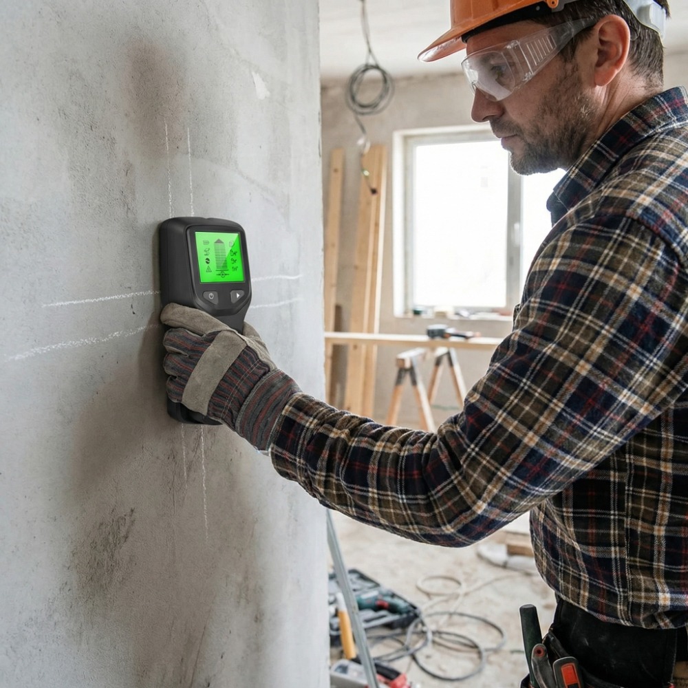 Water Leak Detector Wired - Detector Digital 5 em 1 Portátil