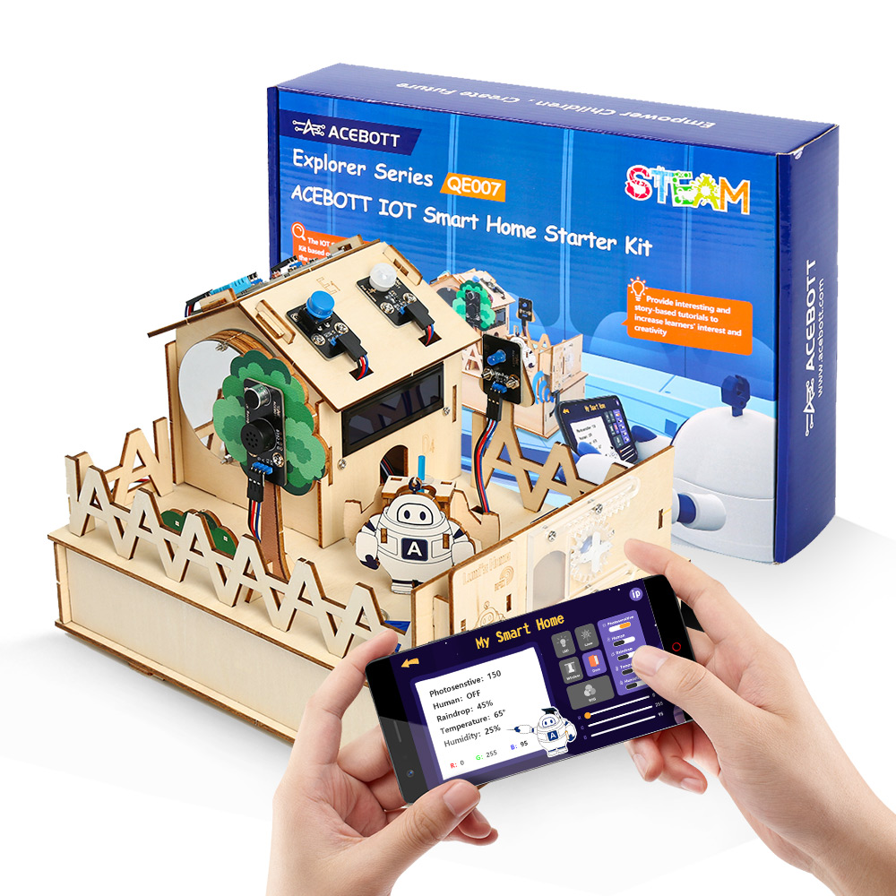 Diy Automation Projects - ACEBOTT-DIY Smart Home Kit para Arduino,