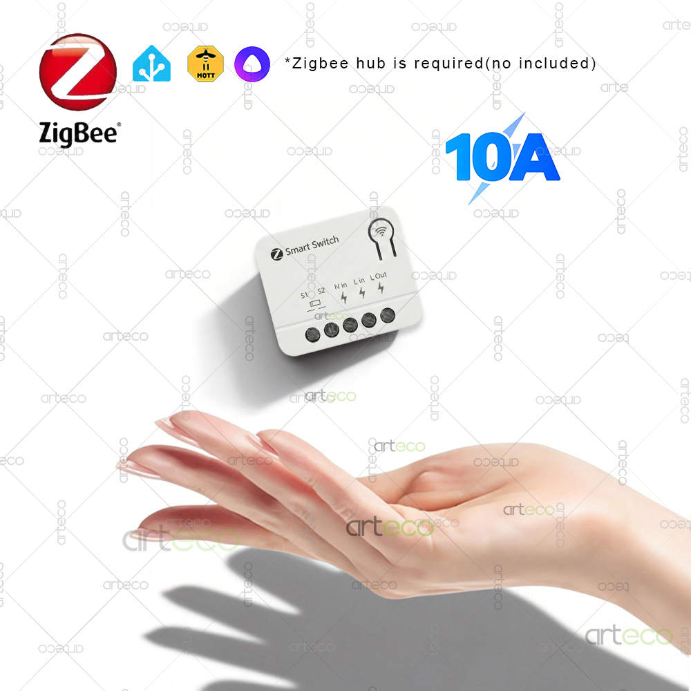 Diy Home Automation Controller - Módulo Interruptor Inteligente Mini Zigbee 10A