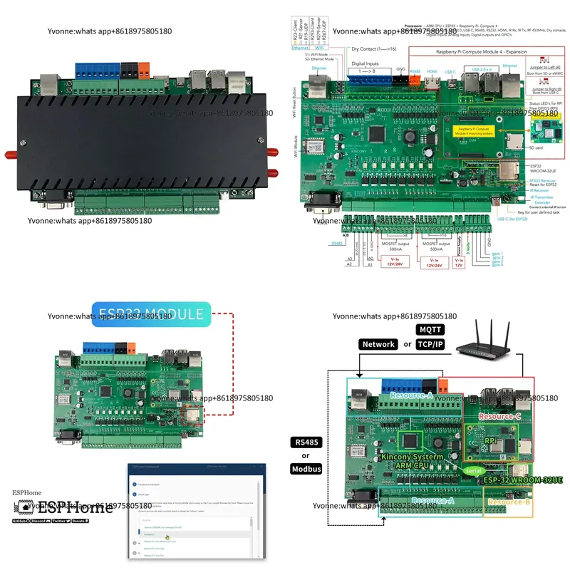 Controlador Inteligente KC868- - Diy Home Automation Server avaliação e preço