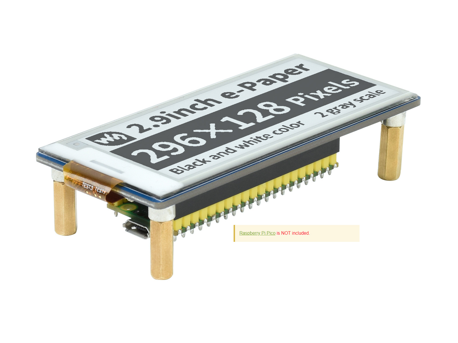 Módulo de Display E-Paper E-In - Display Epaper 2.9 avaliação e preço