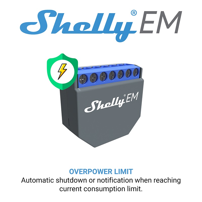 SHELLY EM Interruptor Controla - Shelly Relay Module avaliação e preço