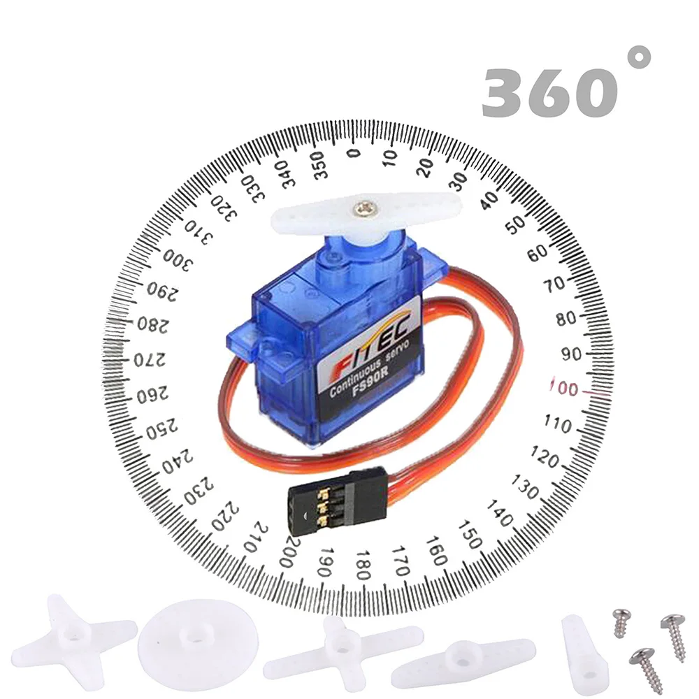 Feetech mini fs90r micro servo - Diy Automation avaliação e preço