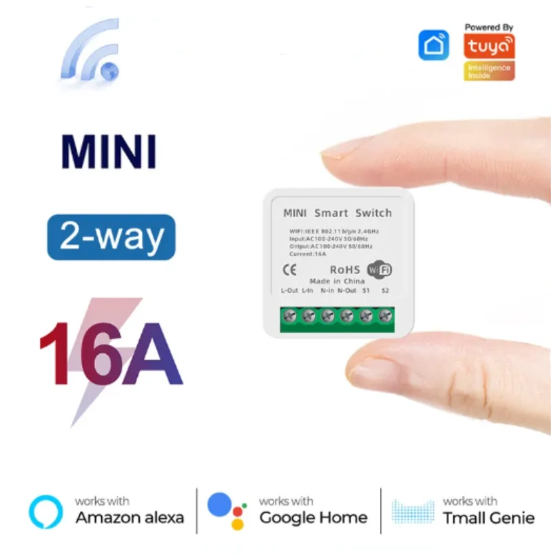 Interruptor WiFi Mini 16A com  - Home Automation Ideas avaliação e preço