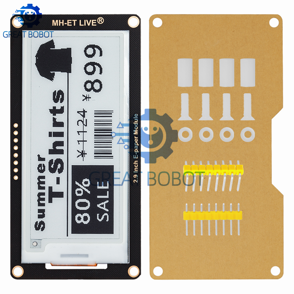 E-Ink Eink Display Screen, Mód - Display Epaper 2.9 avaliação e preço