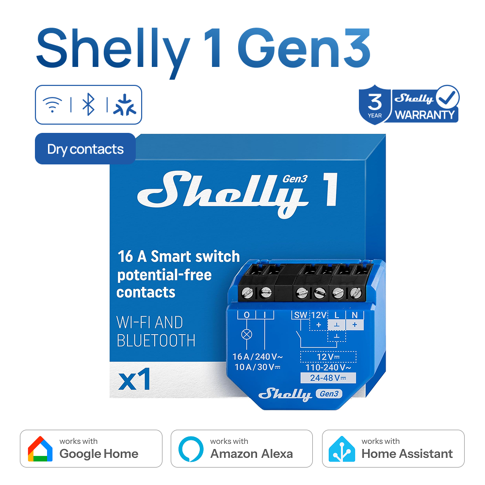 Interruptor Inteligente Shelly - Shelly Relay Module avaliação e preço