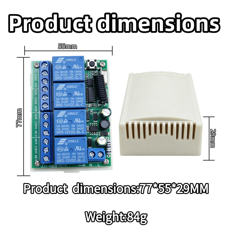 Controlador de Interruptor Rem - 433Mhz Receiver Module avaliação e preço
