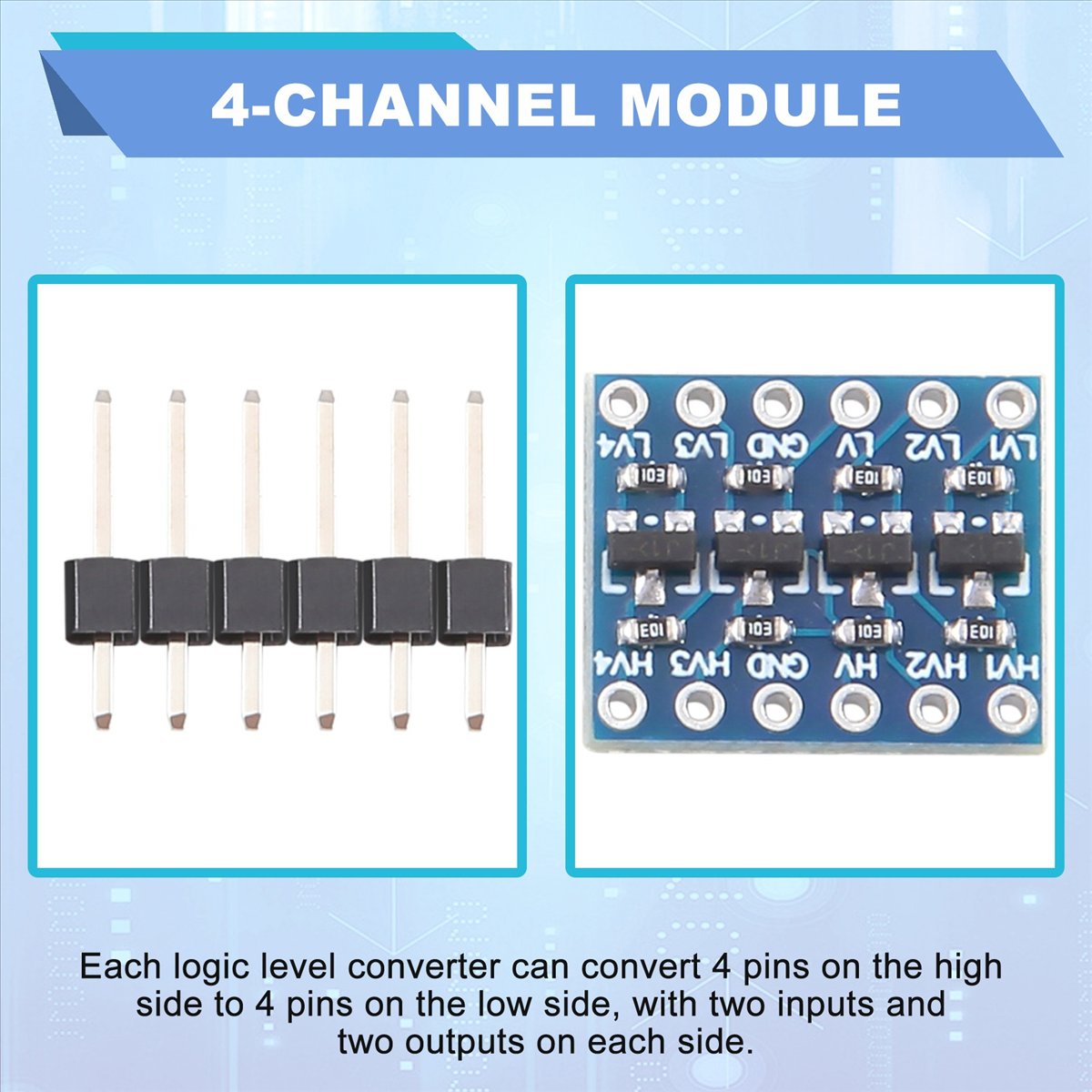 AT42 10 Peças Módulo Conversor - Level Shifter 3.3V avaliação e preço