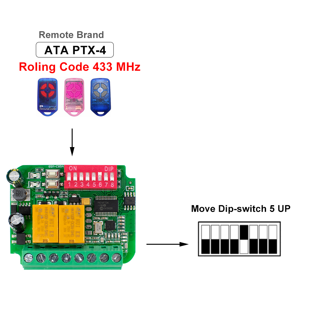 1-10 pces receptor universal d - 433Mhz Receiver Module avaliação e preço