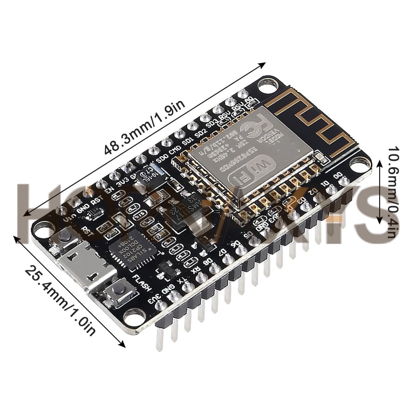 1-10 peças/módulo sem fio cp21 - Esp8266 Nodemcu Board avaliação e preço