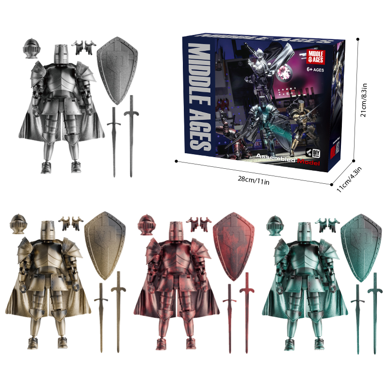 Cavaleiro Medieval Articulado  - Diy Automation avaliação e preço
