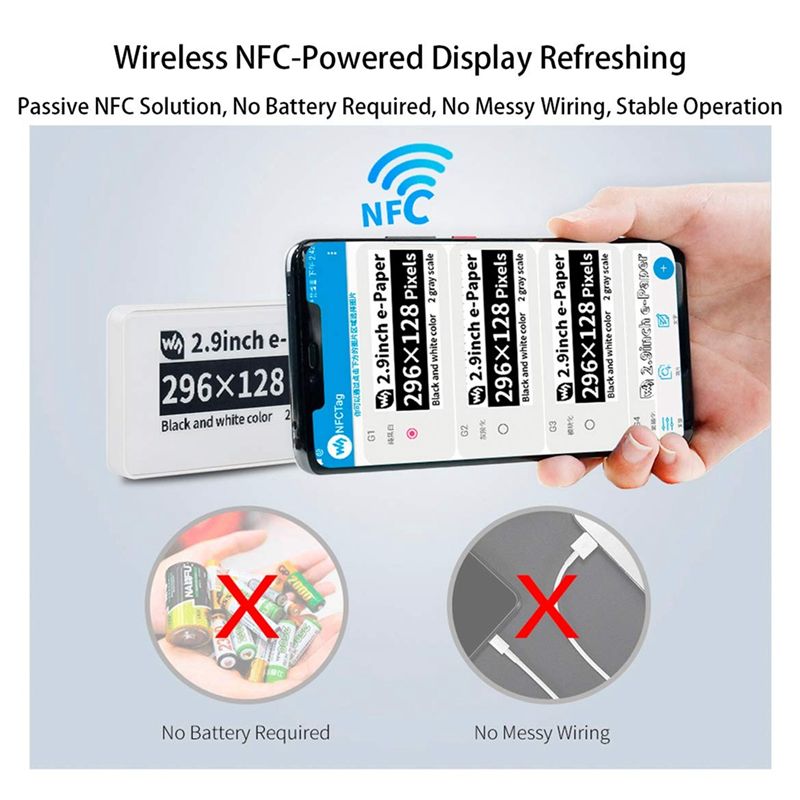 Módulo de Tela A49T de 2.9 Pol - Display Epaper 2.9 avaliação e preço