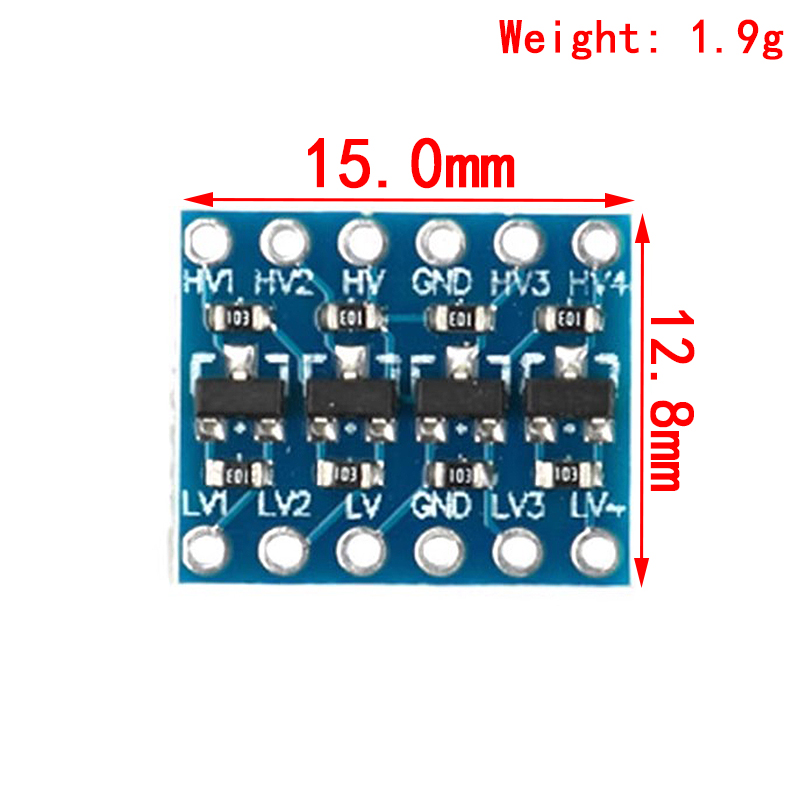 10pcs 4 canais IIC I2C Convers - Level Shifter 3.3V avaliação e preço