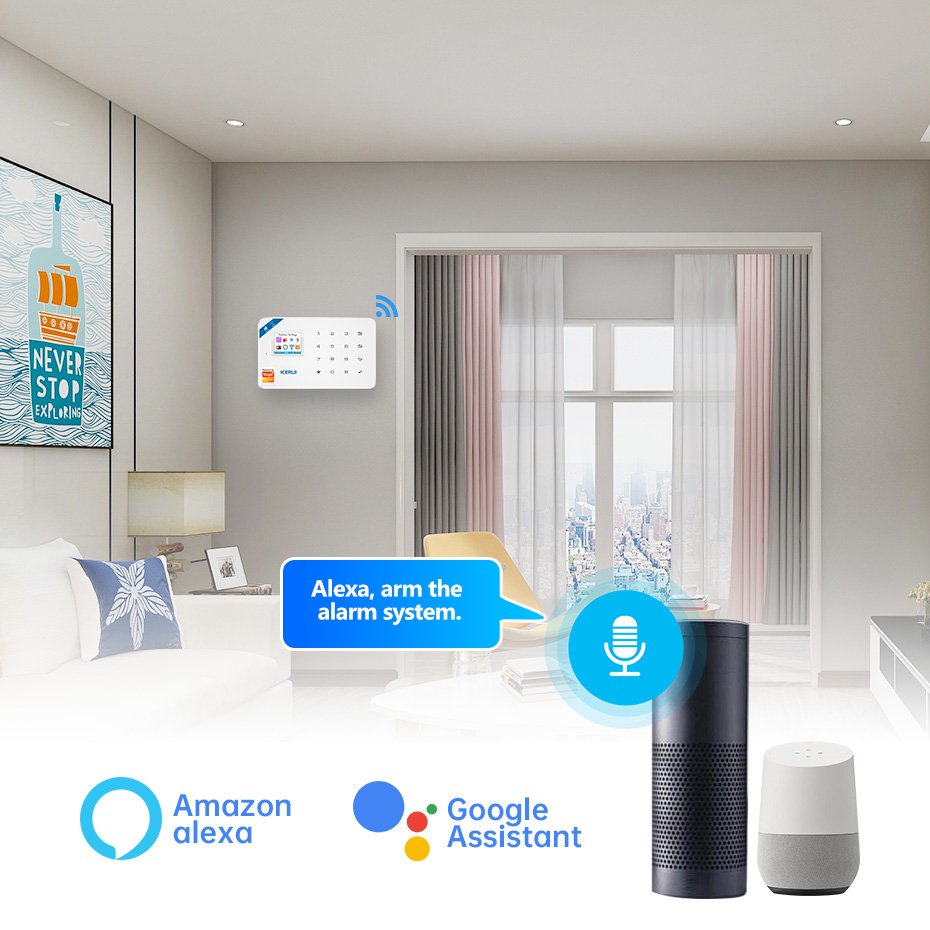 Kerui kit sistema de alarme se - Smart Home Automation Diy avaliação e preço