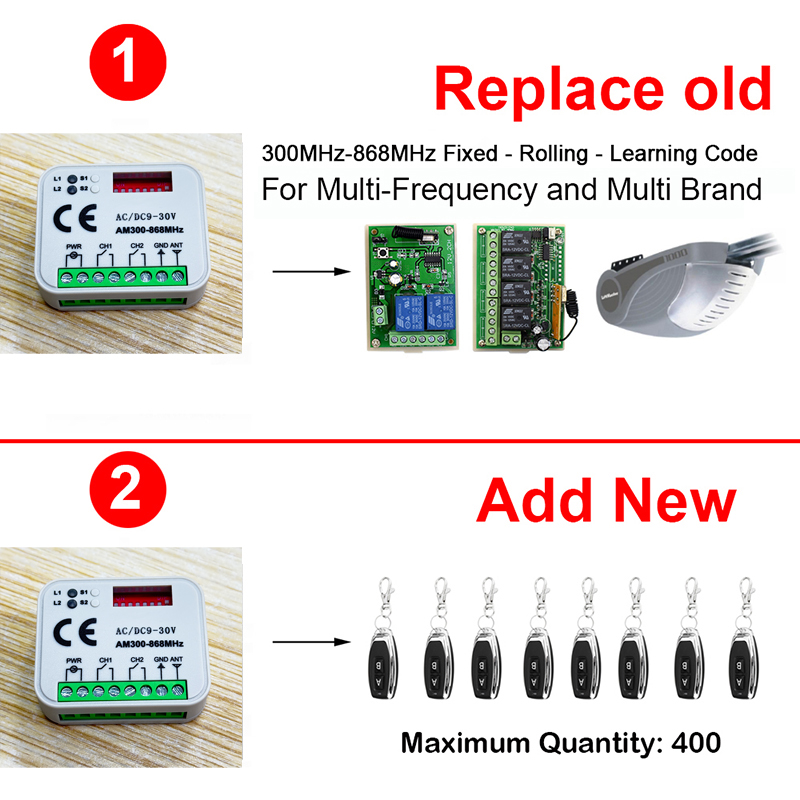 1-20 pces novo universal rx mu - 433Mhz Receiver Module avaliação e preço