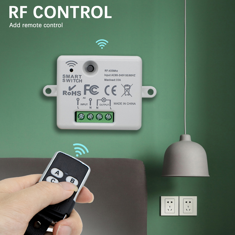 Interruptor de Controle Remoto - 433Mhz Receiver Module avaliação e preço